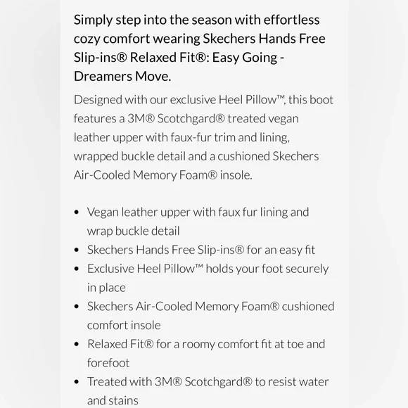 Skechers Slip Ins Womens 9.5 3M Scotchguard Vegan Leather Side Zip Boots - Picture 9 of 9